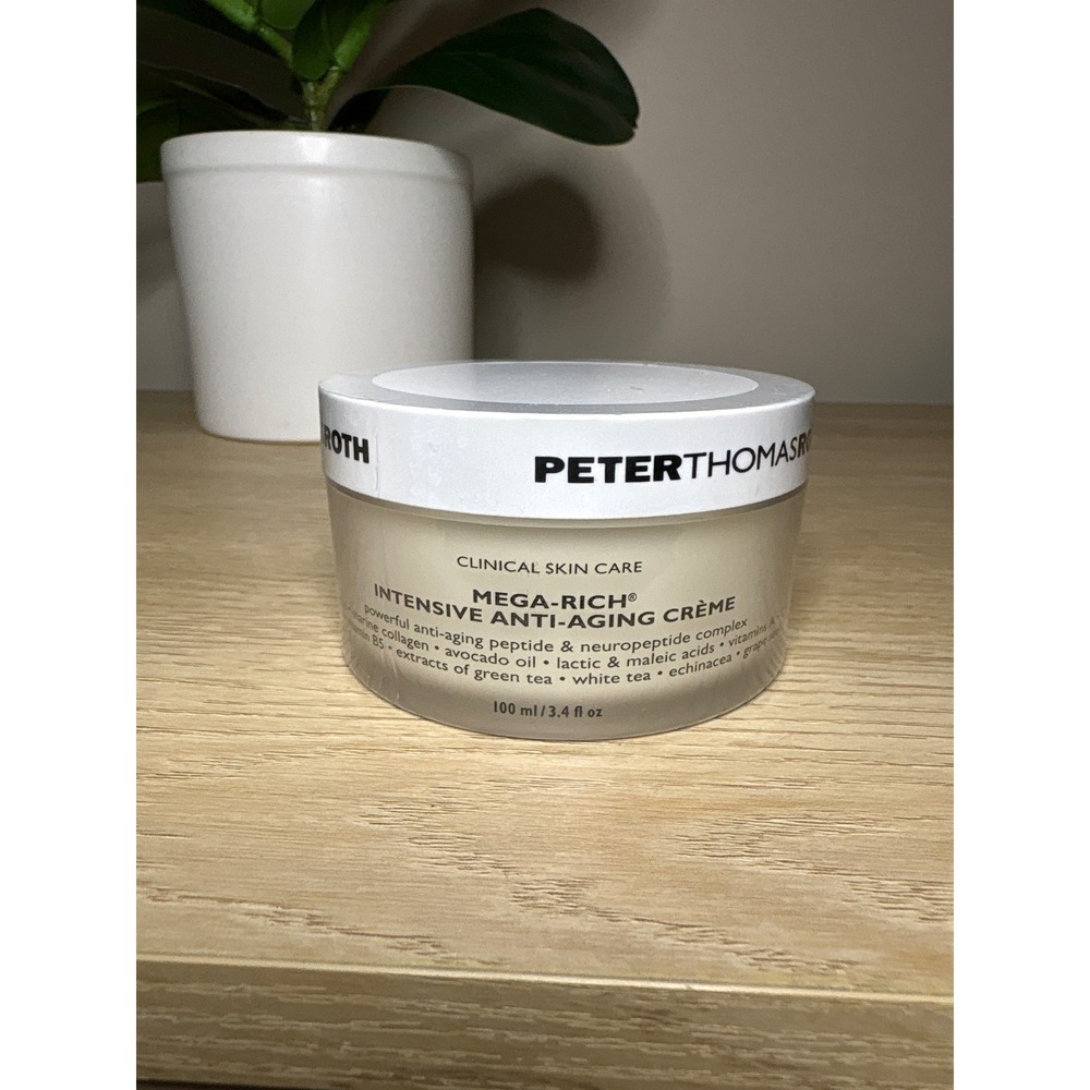 Peter Thomas Roth Mega-Rich Intensive Anti-Aging Creme 3.4oz 100ml New Sealed - Picture 1 of 3